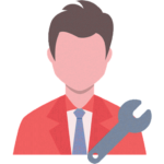 icon representing technical support and maintenance services