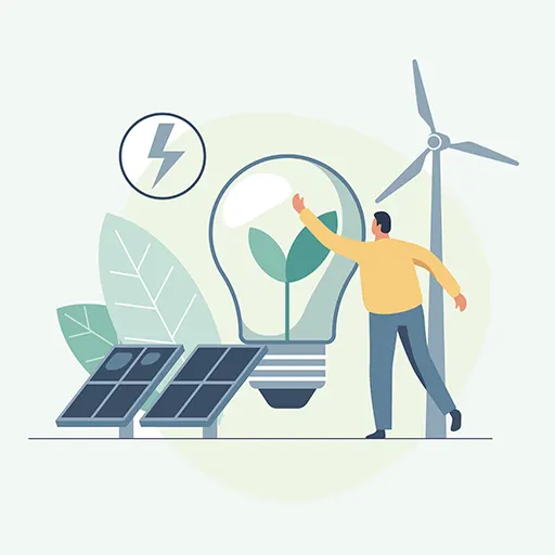 Powered by 100% renewable energy